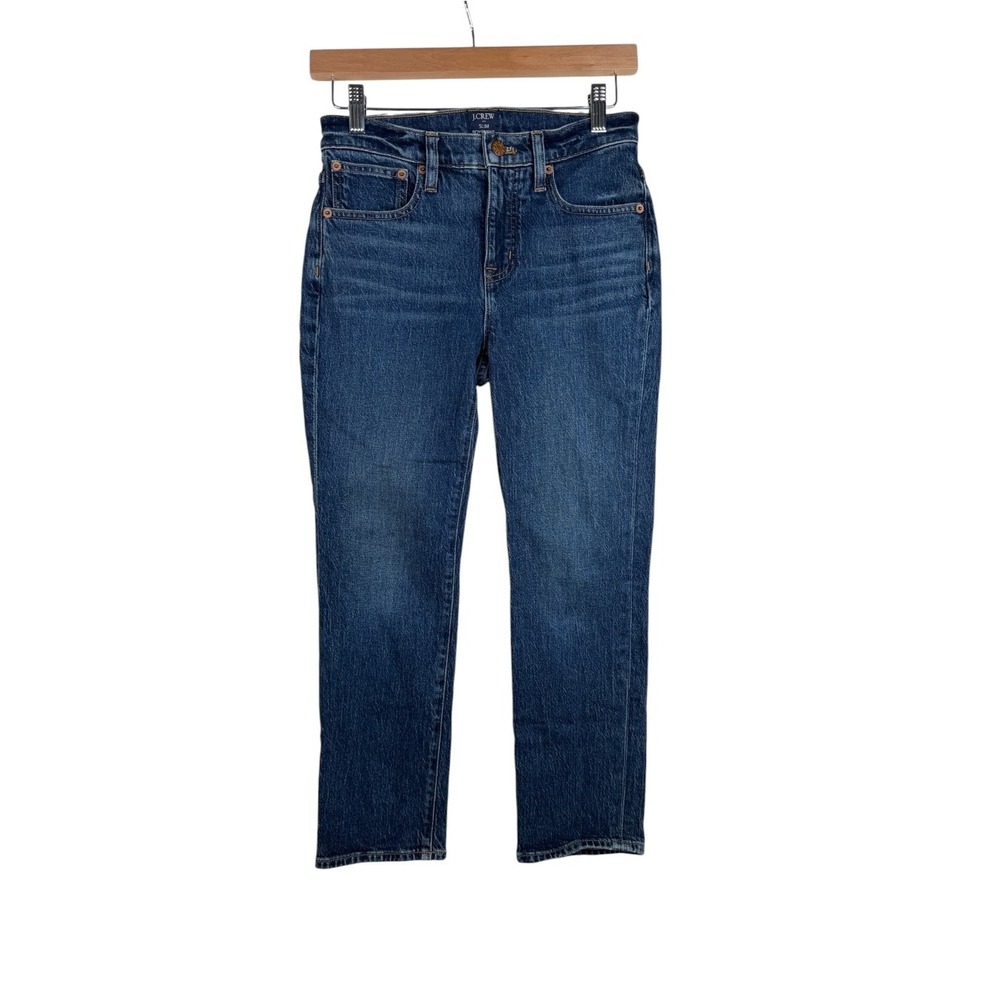 J. Crew Women's Slim Boyfriend Jeans size 24 Petite Dark Blue Denim
